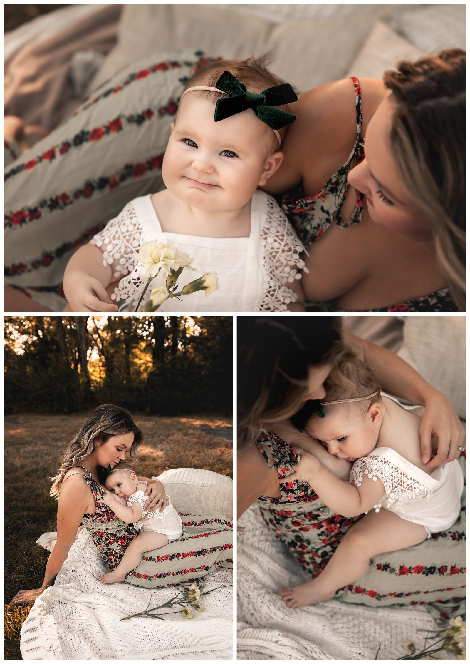 Outdoor Breastfeeding Session Murfreesboro, TN Hannah and Sylvia